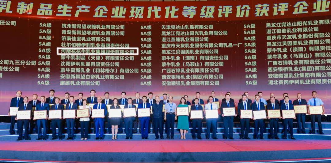 啟航新征程 點(diǎn)亮新賽道丨花花牛乳業(yè)集團(tuán)參加第十四屆中國(guó)奶業(yè)大會(huì)暨D20峰會(huì)，榮獲“中國(guó)乳制品生產(chǎn)企業(yè)現(xiàn)代化等級(jí)5A級(jí)”評(píng)定殊榮