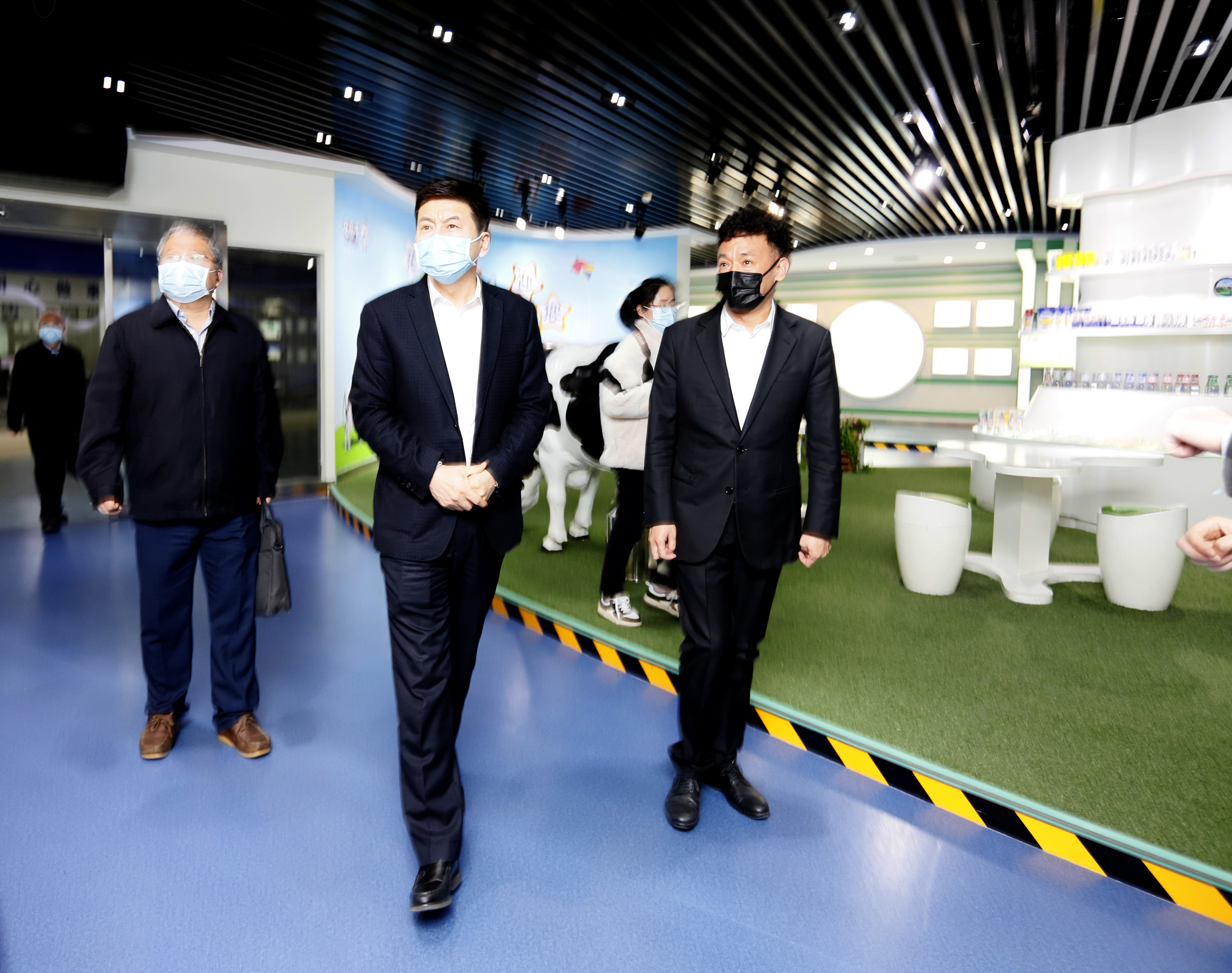 河南省委常委、副省長費東斌蒞臨 花花牛乳業(yè)集團(tuán)調(diào)研